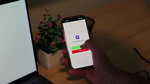 Multifactor Authentication MFA App to Use Apps Stock Footage 321842806