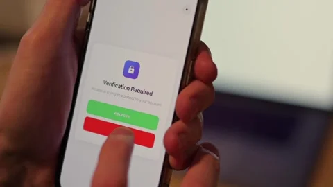 Multifactor Authentication MFA App to Use Apps Stock Footage 321842807