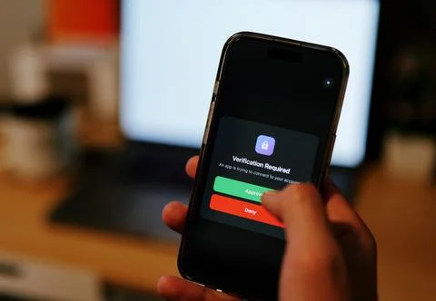 Multifactor Authentication MFA App to Use Apps Stock Photos