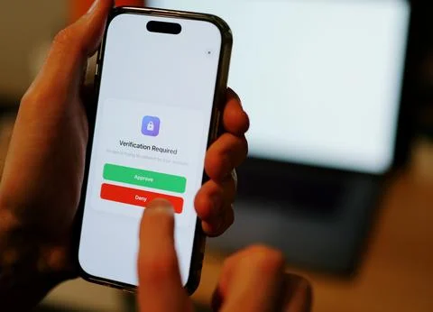 Multifactor Authentication MFA App to Use Apps Foto stock