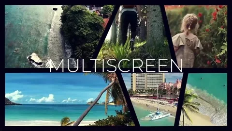 Multiframe Opener Photo Video Gallery Modèle After Effects