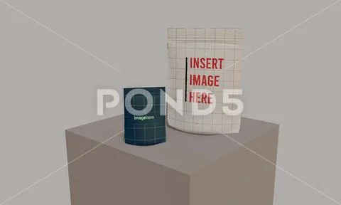 Multifunction Display Pouch Mockup Modello PSD
