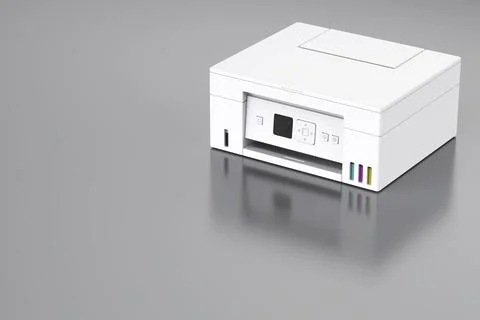 Multifunction inkjet color printer Stock Illustration