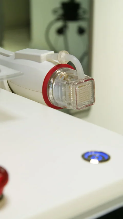 A multifunctional device for microneedle RF lifting. Stock Footage 343243333
