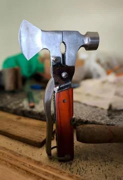 Multifunctional hammer pliers Stock Photos