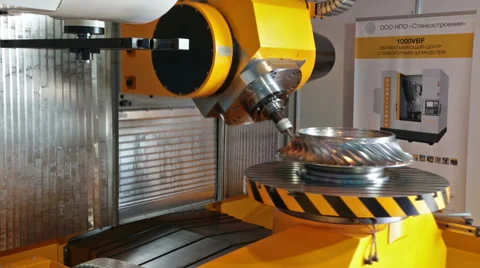 Multifunctional metalworking CNC machine 스톡 동영상 54709702