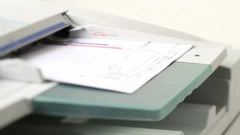 Multifunctional printer Stock Footage 159881303