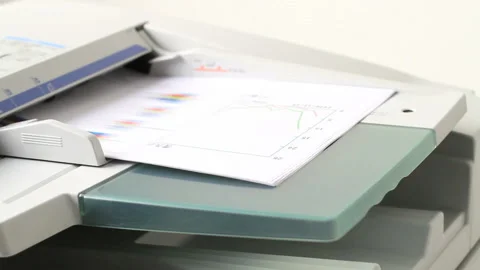 Multifunctional printer Stock Footage 159881358