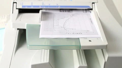 Multifunctional printer Stock Footage 159881537