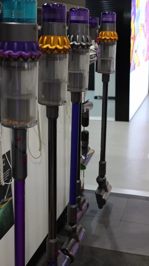 Multifunctional vacuum cleaners vertical video Stock Footage 285648875