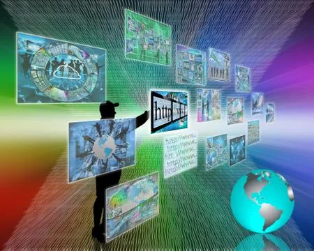 Multifunctionality Illustrazione stock