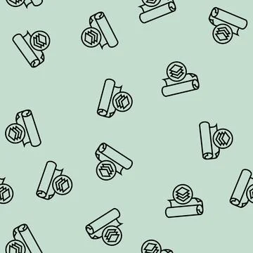 Multilayer fabric line seamless pattern Stock Illustration