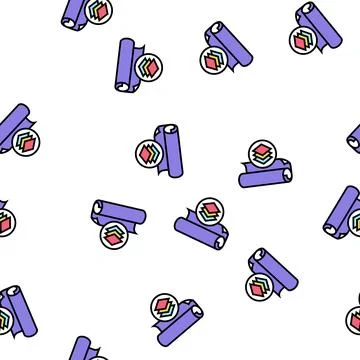 Multilayer fabric vector seamless pattern イラスト素材