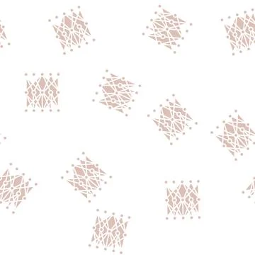 Multilayer neural network glyph seamless pattern 스톡 일러스트