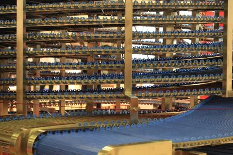 Multilevel conveyor Stock Photos