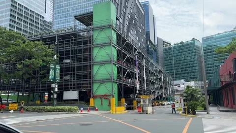 Multilevel Parking Structure in BGC 4k 60fps Video stock 339199842
