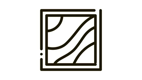Multilevel stretch ceiling Icon Animation Stock Footage 145755205