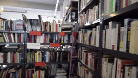 Multilingual library Stock Footage 142073273