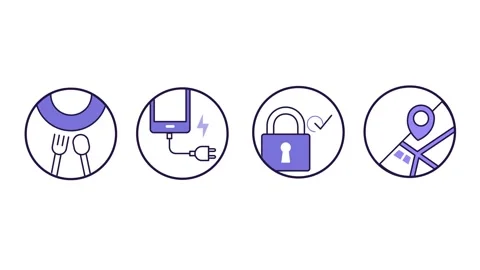 Multimedia and Creative Tools Icon Set Animation Stock Footage 311754488