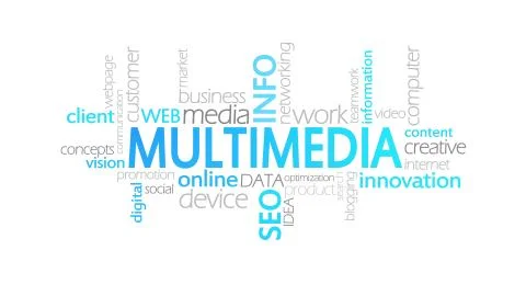 Multimedia, Animated Typography イラスト素材