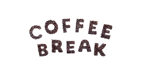 Multimedia announcement "Coffee Break". 4K ProRes422HQ. Stock Footage 169748621