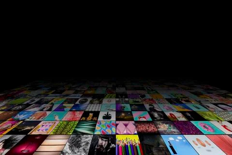 Multimedia background Stock Photos