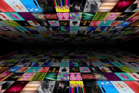 Multimedia background Stock Photos