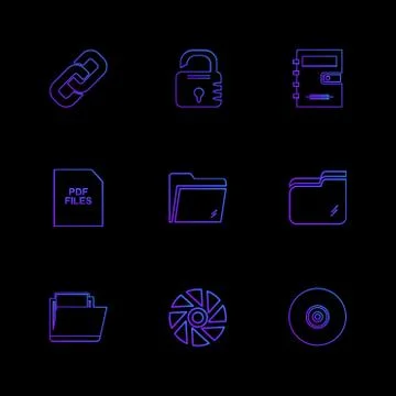 Multimedia , camera , user interface , folders , directory , eps icon set vec イラスト素材