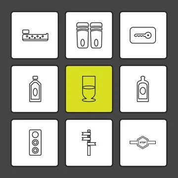 Multimedia , camera , user interface  , technology , summer , drink ,  food , 스톡 일러스트