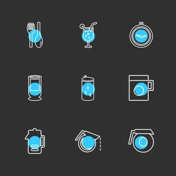 Multimedia , camera , user interface  , technology , summer , drink ,  food , イラスト素材