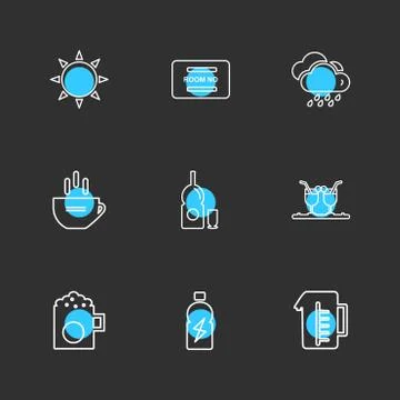 Multimedia , camera , user interface  , technology , summer , drink ,  food , イラスト素材