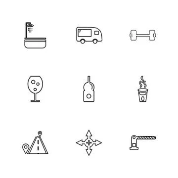 Multimedia , camera , user interface  , technology , summer , drink ,  food , イラスト素材