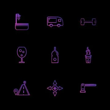 Multimedia , camera , user interface  , technology , summer , drink ,  food , イラスト素材