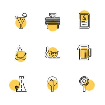 Multimedia , camera , user interface  , technology , summer , drink ,  food , Illustrazione stock