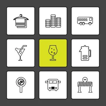 Multimedia , camera , user interface  , technology , summer , drink ,  food , Illustrazione stock