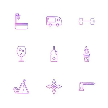 Multimedia , camera , user interface  , technology , summer , drink ,  food , イラスト素材