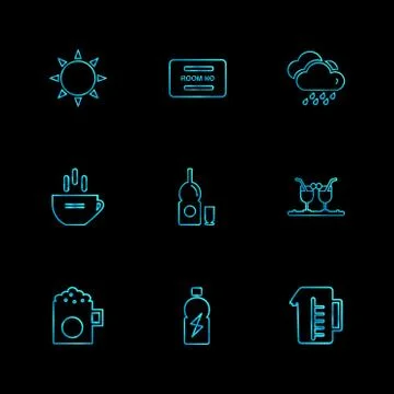 Multimedia , camera , user interface  , technology , summer , drink ,  food , イラスト素材