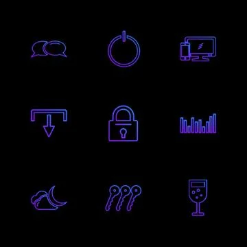 Multimedia , camera , user interface  , technology , summer , drink ,  food , 스톡 일러스트