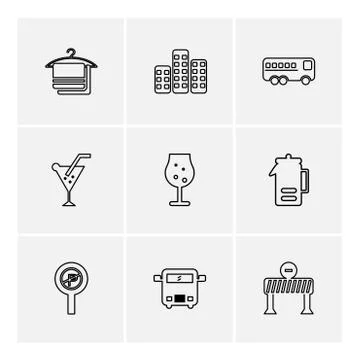 Multimedia , camera , user interface  , technology , summer , drink ,  food , Illustrazione stock