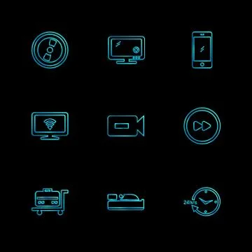 Multimedia , camera , user interface  , technology , summer , drink ,  food , イラスト素材