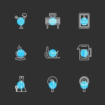 Multimedia , camera , user interface  , technology , summer , drink ,  food , 스톡 일러스트