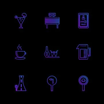 Multimedia , camera , user interface  , technology , summer , drink ,  food , Illustrazione stock