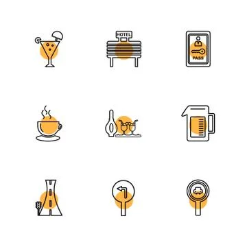 Multimedia , camera , user interface  , technology , summer , drink ,  food , Illustrazione stock