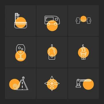 Multimedia , camera , user interface  , technology , summer , drink ,  food , イラスト素材