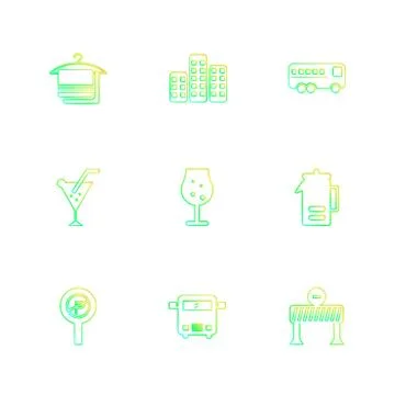 Multimedia , camera , user interface  , technology , summer , drink ,  food , Illustrazione stock