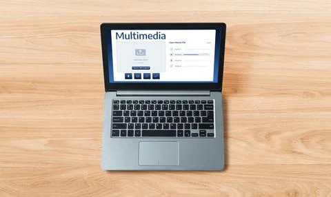 Multimedia cloud computing storage for uploading and store files online snugly Foto stock