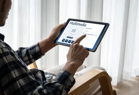 Multimedia cloud computing storage for uploading and store files online snugly 스톡 사진