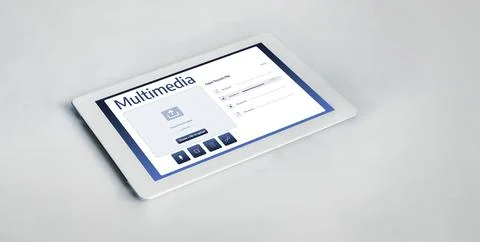 Multimedia cloud computing storage for uploading and store files online snugly Stock Photos