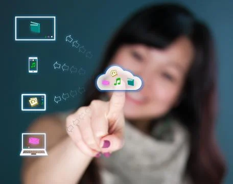Multimedia cloud technology Photos