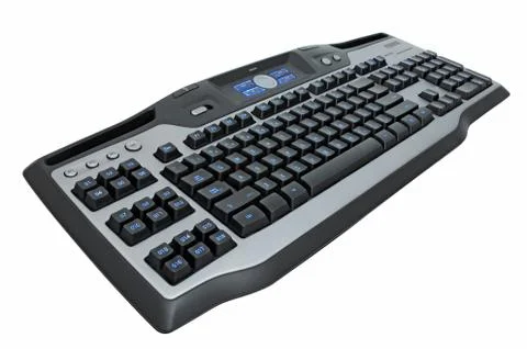 Multimedia computer keyboard Foto stock